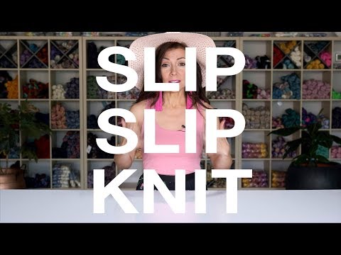 How to Work a Slip Slip Knit (SSK)