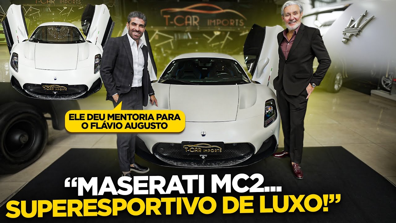 O DONO DA MASERATI MC20 DEU MENTORIA PRO FLÁVIO AUGUSTO
