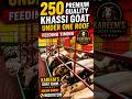 250+ Premium Khassi Goat Under One Roof Kareem’s Goat Farm, Kolkata #goat #bakra #bakraeid #shorts