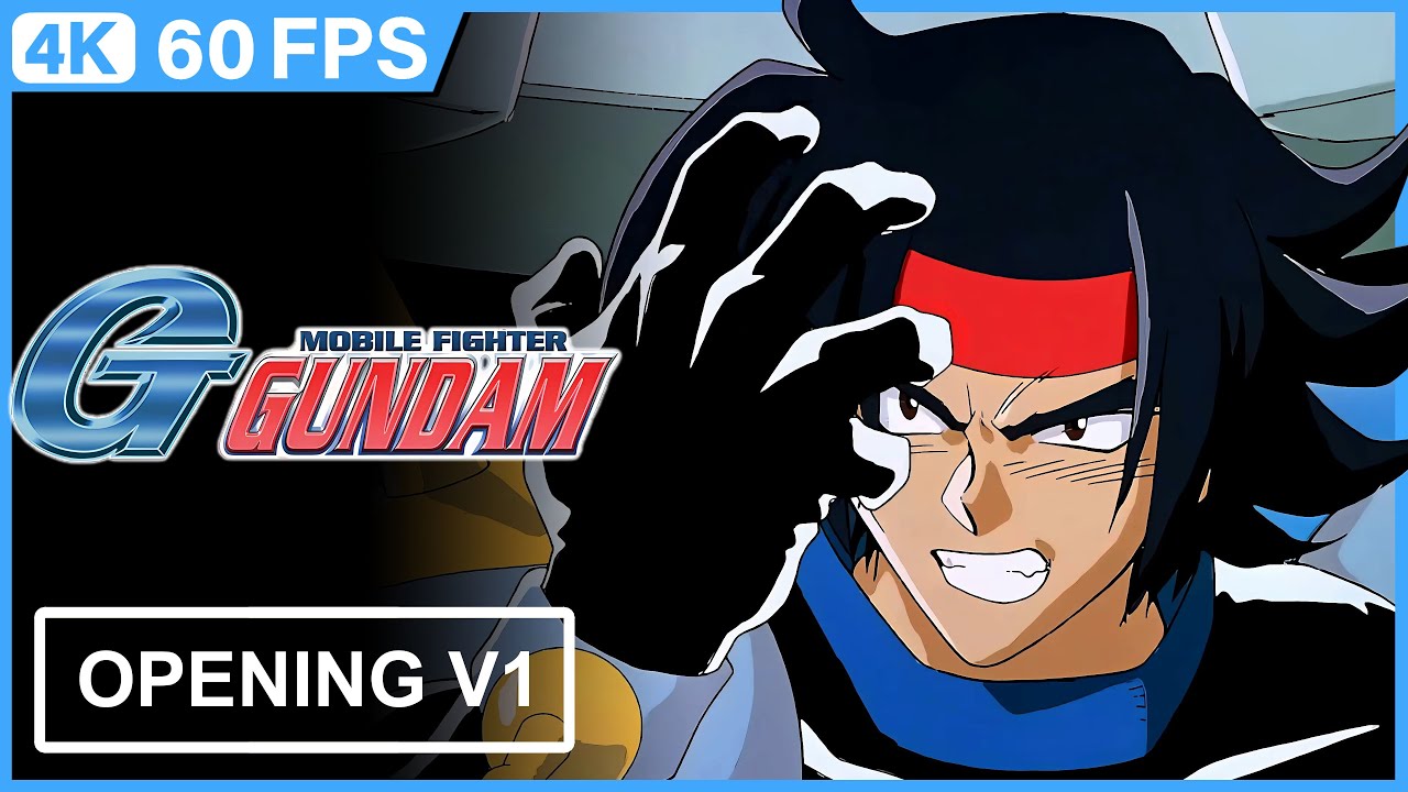 Mobile Fighter G Gundam Opening V1 | Creditless | 4K 60FPS