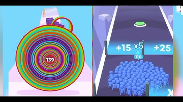 Level Up Circles vs Count Master - Level Up Number (NOOB vs PRO vs HACKER) Mobile Game k2