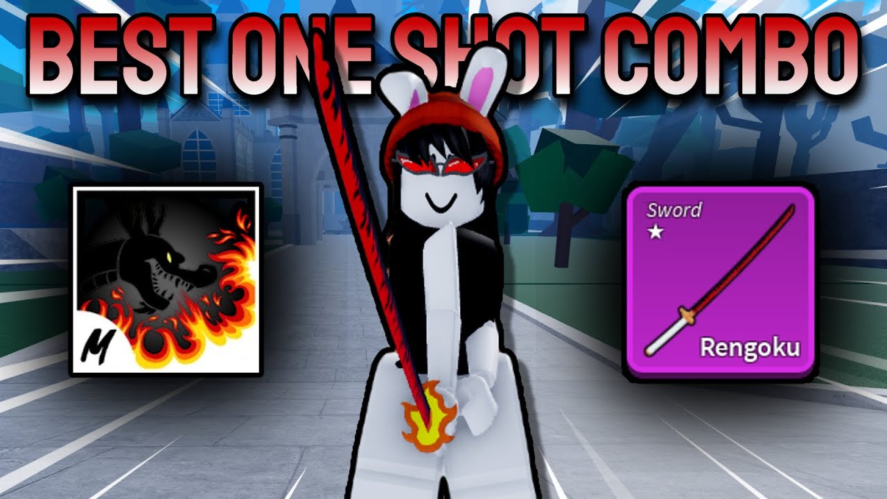 Best Rengoku One Shot Combo』Bounty Hunt l Roblox