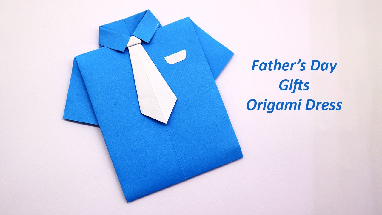 origami dress shirt Paper Dress- How to make an origami paper dress-Shirt/Origami Dress making  Instructions step by step