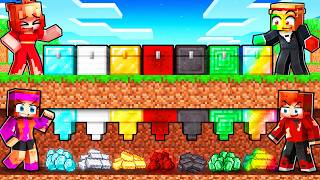 Les AMIS PAUVRES Volent aux AMIS RICHES sur Minecraft !