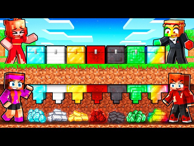 Les AMIS PAUVRES Volent aux AMIS RICHES sur Minecraft !