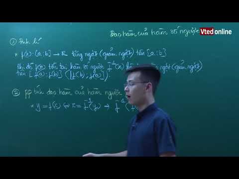 Video Vted.vn - Đạo hàm của hàm số ngược - Thầy: Đặng Thành... - youtube