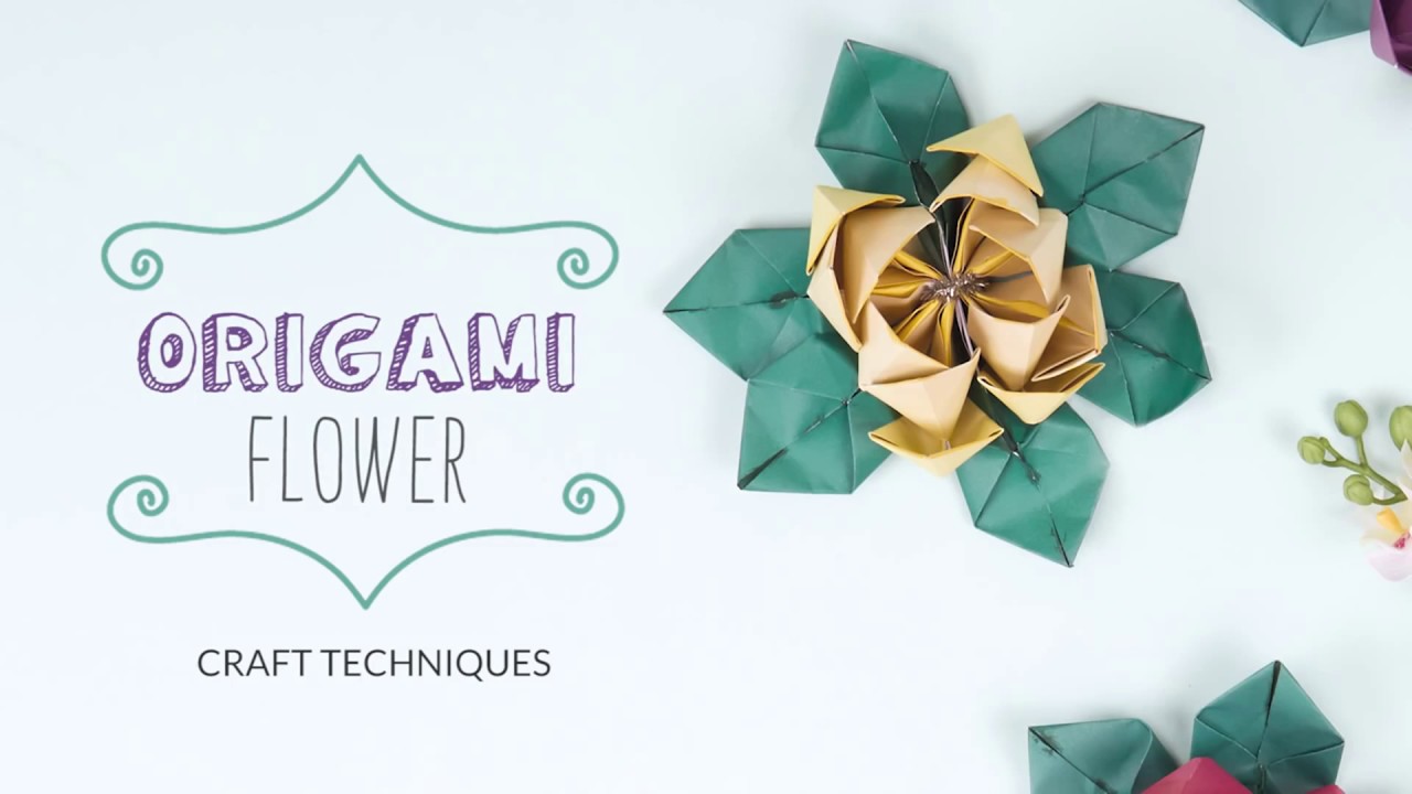 Diy Vidéo Fleurs Lotus En Origami Idées Conseils Et Tuto