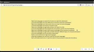 OCR Computer Science Component 02: High and Low Level Languages