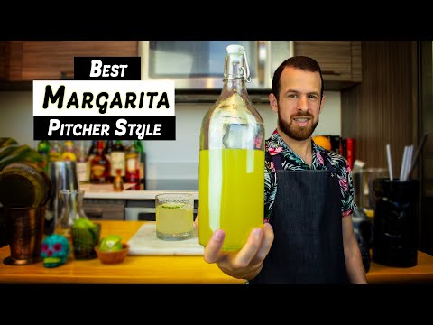 Margarita | How to make the Easiest PITCHER of Margaritas with just 4 INGREDIENTS