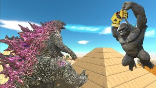 Godzilla x Kong: The journey of kong and suko!  Animal Revolt Battle Simulator