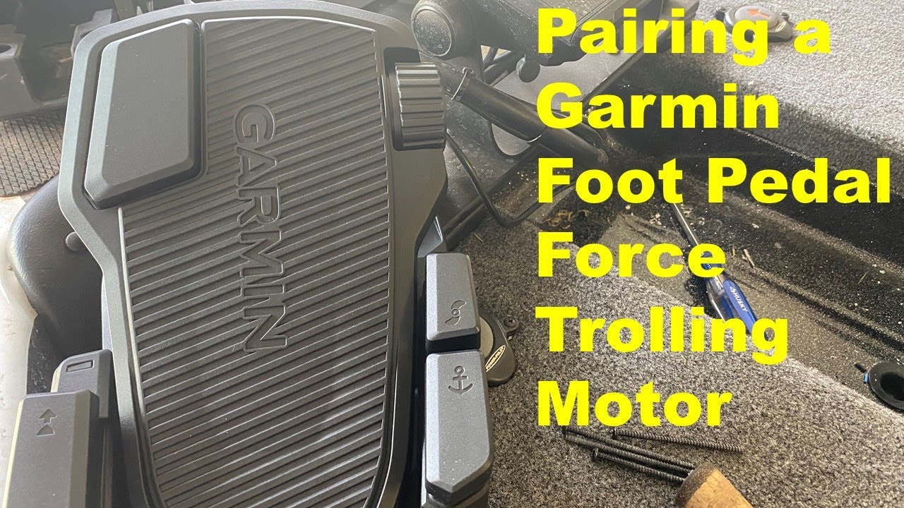 DD26 Fishing Trolling Motor Pedal Pad Garmin Force Gray Trim