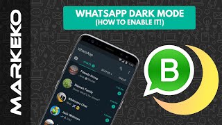 How To Enable Dark Mode in WhatsApp - For iOS & Android! - Markeko screenshot 4