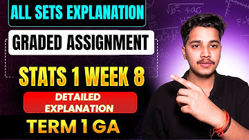 week 8 Statistics Detailed Solutions graded assignment | IIT Madras bs degree