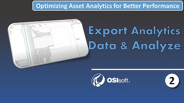 Optimizing Asset Analytics - Export Analytics Performance Data and Analyze