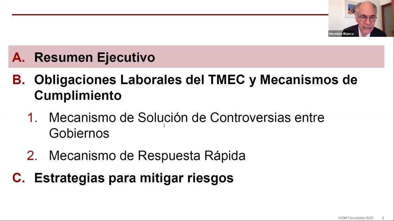 Webinar - Principales retos del TMEC