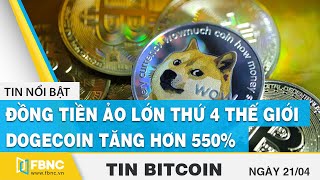 Đồng tiền ảo lớn thứ 4 thế giới Dogecoin tăng hơn 550% | Tin Bitcoin mới nhất | FBNC