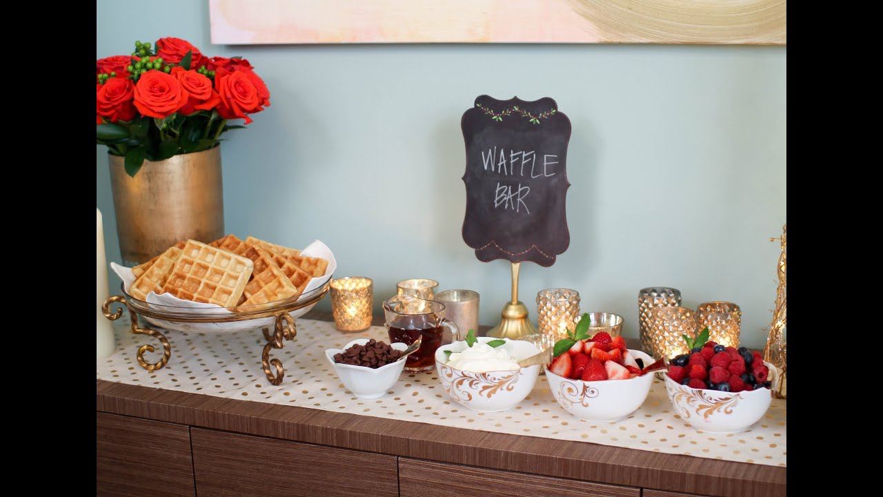 How to Set Up a Waffle Bar — Mint Event Design
