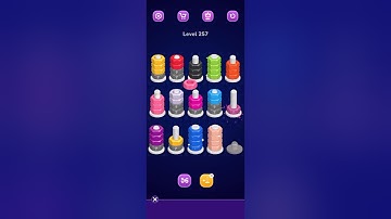 Nut Sort Level 257 Walkthrough | Nuts — Color Sort 257 solution