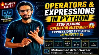 Lec-3.3: Operators & Expressions in Python 🔥 | Class 10 Computer Science | Easy Explanation