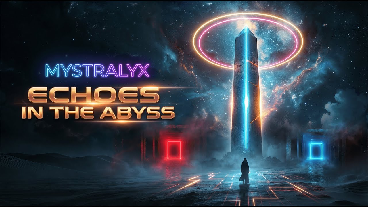 Echoes In The Abyss – MYSTRALYX 🌌 | Hypnotic Melodic Techno Visualizer 2025