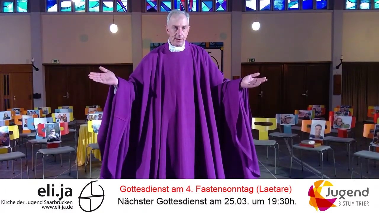 Gottesdienst am 4. Fastensonntag (Laetare) - YouTube