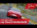 Record lap nordschleife  tesla model s plaid