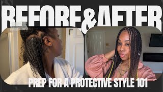 HOW TO APPLY DEEP CONDITIONER-PROTECTIVE STYLE PREP!