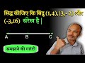 सिद्ध कीजिए कि बिन्दु (1,4), (3,-2) व (-3,16) संरेख हैं | संरेख किसे कहते हैं | निर्देशांक ज्यामिति 