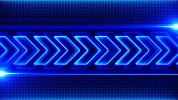 Neon Light Arrows Abstract Light wall VJ Loop motion background, Screensaver