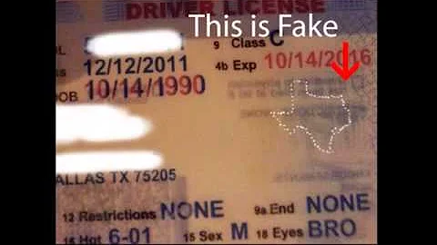 Fake ID Catch a Fake Texas ID