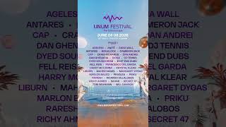 Unum Festival 2026 - Phase1 Line Up