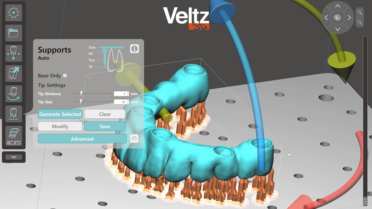 tutorial] Veltz3D Temporary(C&B) full arch printing YouTube