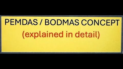 BODMAS PEMDAS Explained - Interesting AND Important! #education #learnmath #bodmas #maths