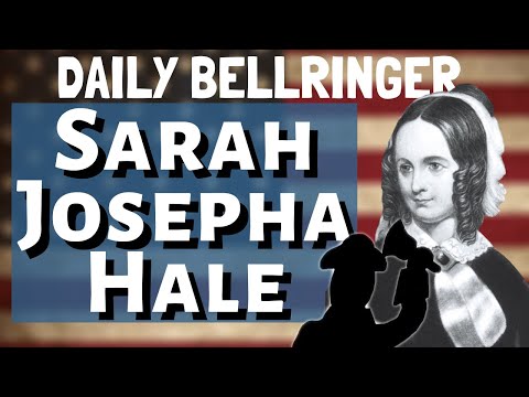 Video: Sarah Hale, "Mary's Little Lamb" autore, bija lielā mērā atbildīga par Amerikas Savienoto Valstu "Pateicības svētku izveidi"