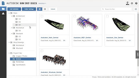 Autodesk BIM 360 Docs Folder Browsing - Getting Started