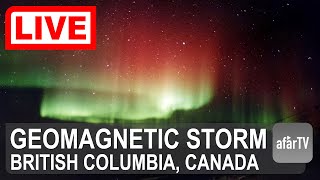 LIVE:  View Aurora Borealis Tonight from Canada (Severe Geomagnetic Storm, Northern Lights)