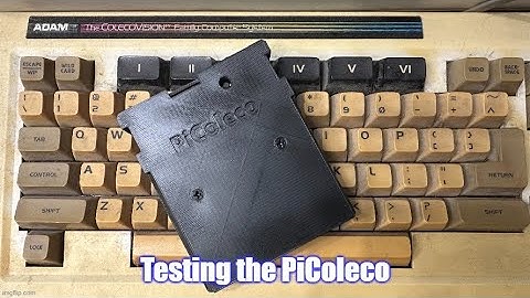 Trying the PiColeco Multicart on My Coleco ADAM