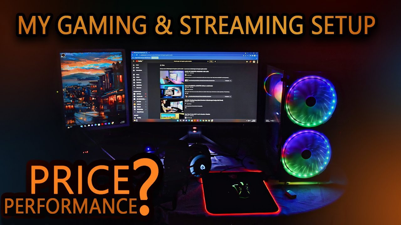 Complete Gaming & Streaming Setup Tour My Gaming Pc Components Prices And Performance Vlog
