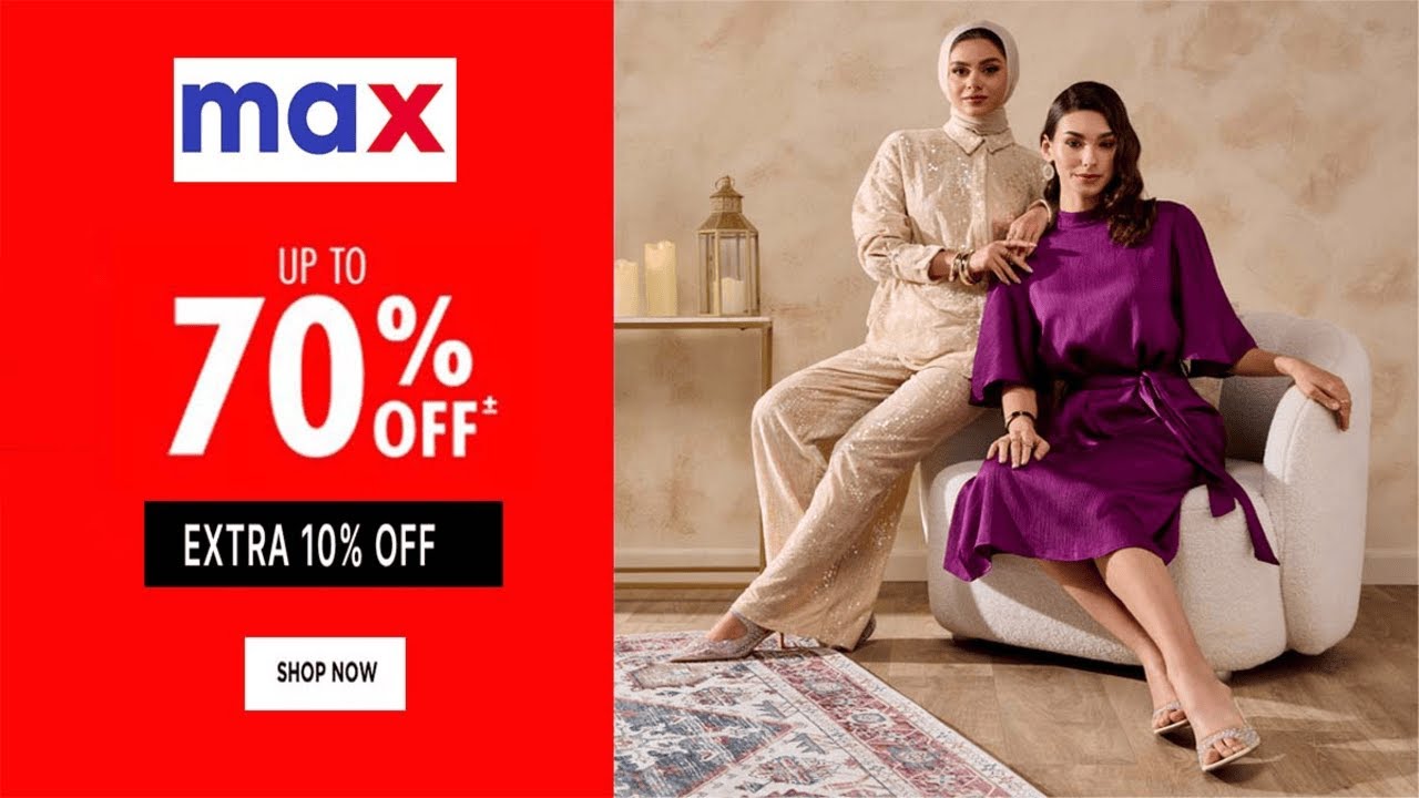 Max Fashion Discount Code Up To 70% OFF On Fashion