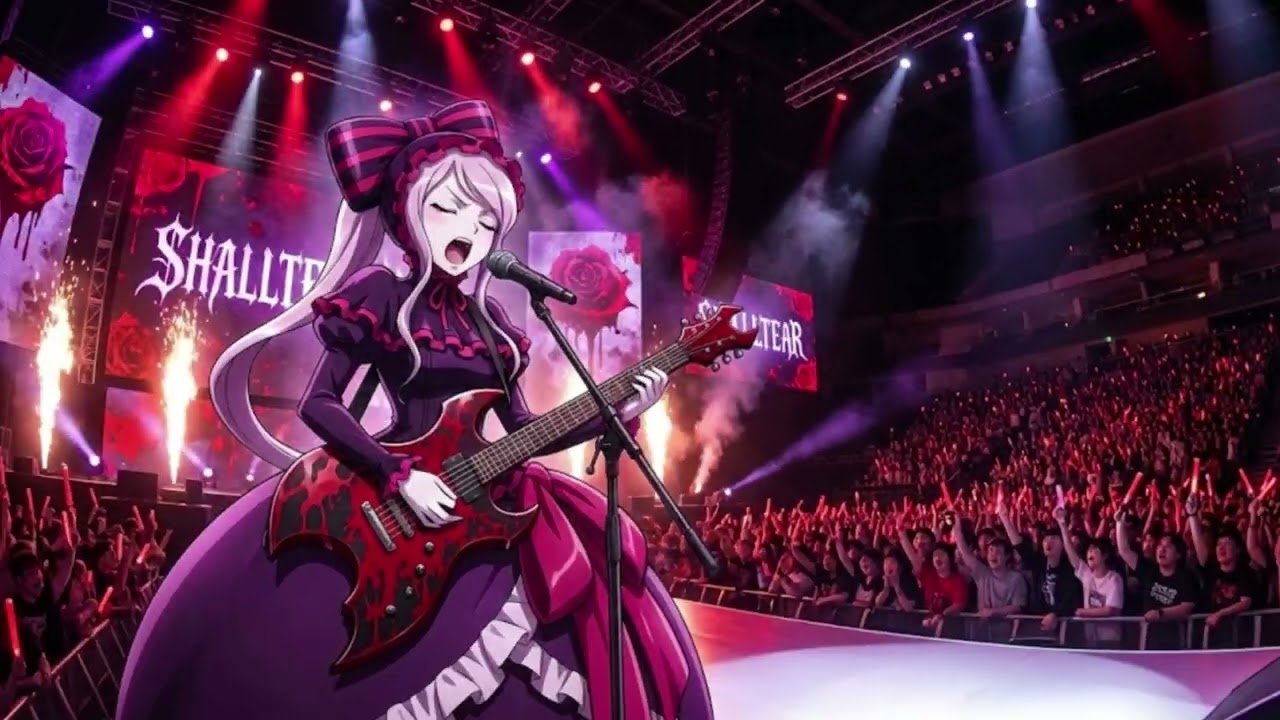 Overlord | Shalltear, guardiana carmesí de Nazarick 🩸🦇 | Rock Anime IA