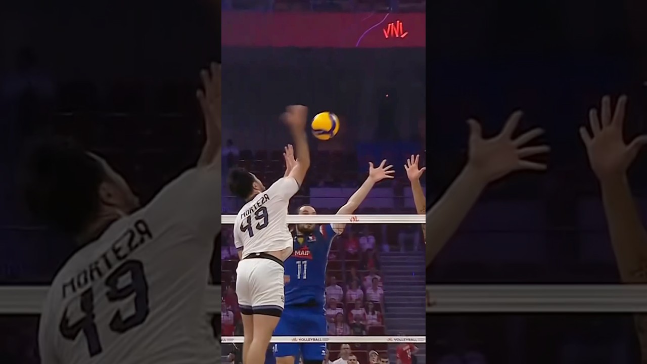 Fastest spike ever! 🚀 139 km/h by Morteza Sharifi 🔥 