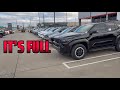 Toyota Dealership Completely Full