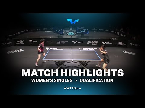 Shin Yubin vs Satsuki Odo | WTT Contender Doha 2021 | Women's Singles | QUAL Highlights