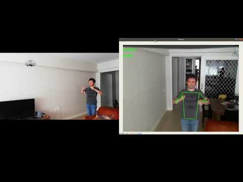 DJI Tello Guided Navigation and Landing by Body Gestures | Python OpenCV Mediapipe