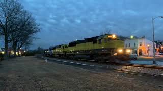 RARE! NYSW SU-99 RUNS PAST WYCKOFF WITH NS, CSX, AND GMTX 9000!