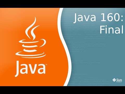 Video: Perbezaan Antara Final Akhirnya Dan Final Di Java