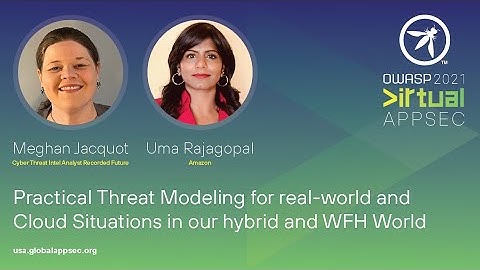 Practical Threat Modeling for real-world and Cloud Situations in our hybrid and W... - Uma Rajagopal