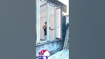 Cửa nhôm mở quay 360 độ