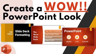 Make WOW PowerPoint Presentations with Design Themes - Fast & Easy