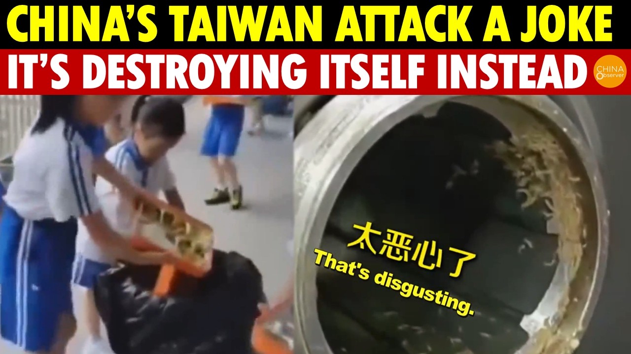China Invading Taiwan Is Pure Delusion—Just Compare Student Meals; China Is Killing Itself